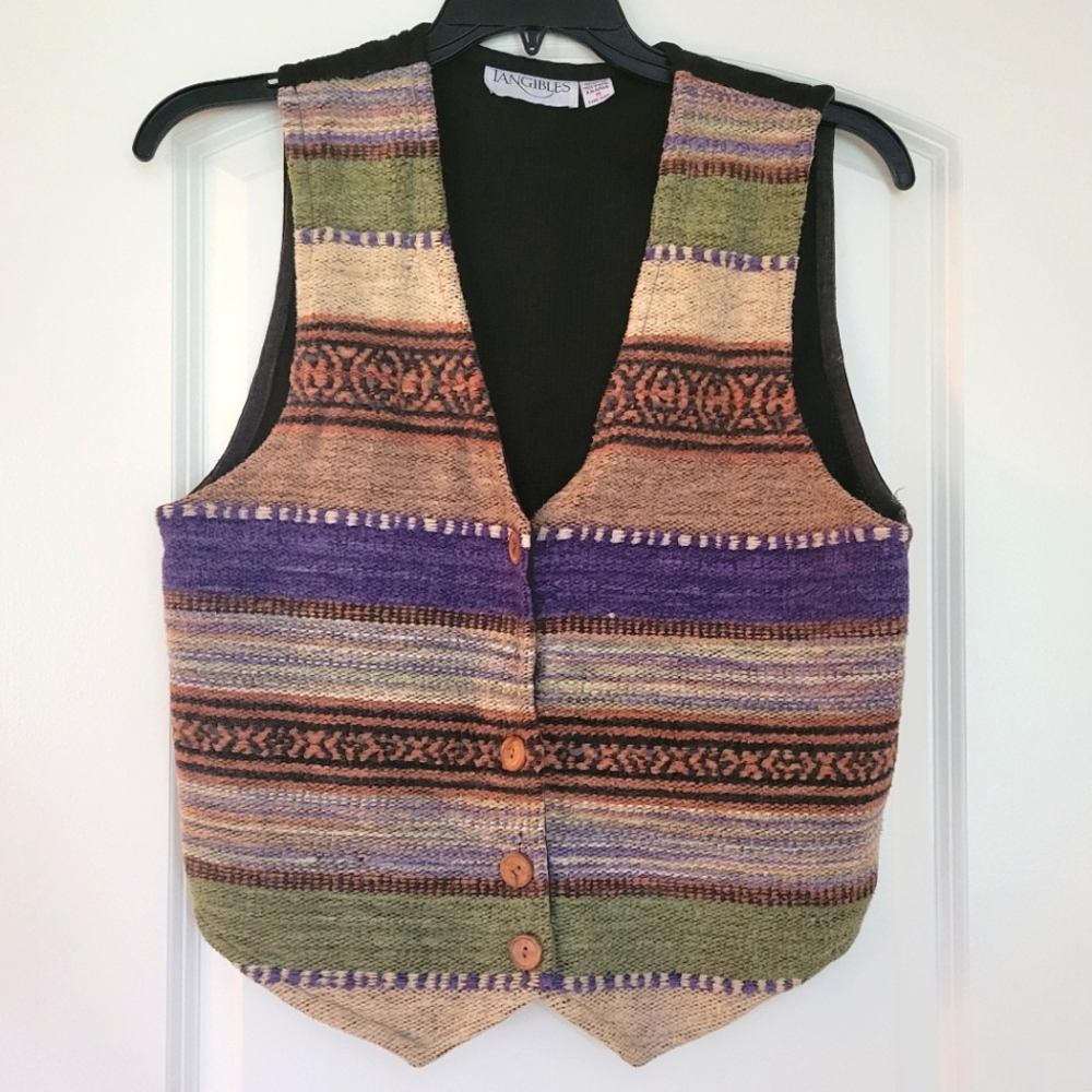 Vintage Tangibles Knitted Sweater Vest